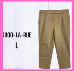 [SHOO-LA-RUE] ストレッチ　カジュアルパンツ　クロップド　イージー