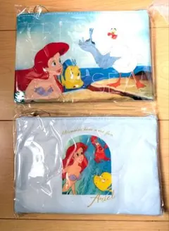 アリエル ポーチ 2点セット クリアポーチ