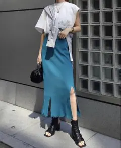 SLY クラッシュロングスカート