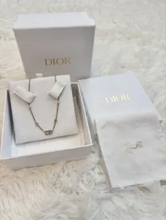 【正規品】Dior ゴールドトーン チェーンネックレス