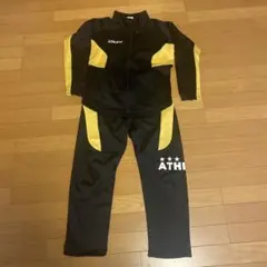 ATHLETA トレーニングウェア 黒/黄色