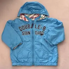 DOUBLE-B 水色 フード付きジャケット