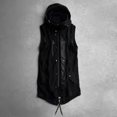 00s Asymmetry Sleeveless Zip Hoodie Y2K - メルカリ