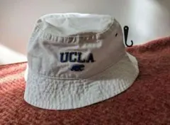 新品　未使用　UCLA 帽子　バケットハット　白 バケハ 　男女兼用