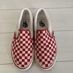 VANS チェッカーパターン スリッポン
