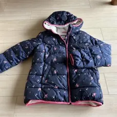GAP KIDS 花柄ネイビー中綿コート XXL