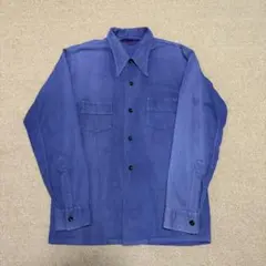 スペシャル 40s 50s Del Mar レーヨンシャツ サンフェード ナス紺 