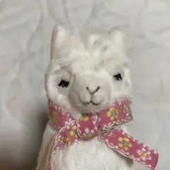 顔がかわいい　アルパカッソ　ボールチェーン　ぬいぐるみ　未使用