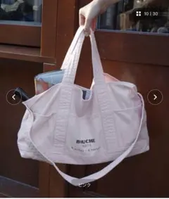 BOUCHE PARIS キャンバス トートバッグ ピンク - メルカリ
