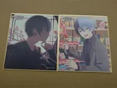 プロセカ　青柳冬弥　ミニ色紙コレクション　54A ミニ色紙　冬弥後