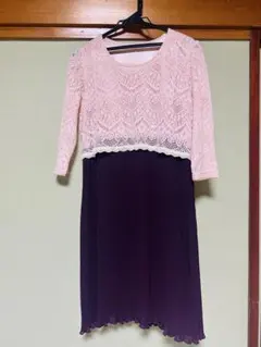 美品✨Sサイズ✨マタニティ ワンピース パープル　お宮参り　送料無料⭕️