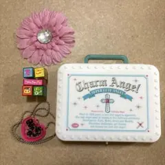 チャームエンジェル　ちゃお付録　小物入れ　スタンプ　ネックレス　平成レトロ