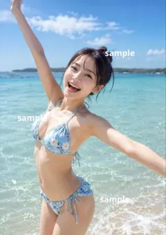 乃木坂46 五百城茉央 写真集 未来の作り方 撮影時着用水着 同モデル 花