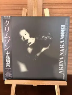 中森明菜 CD クリムゾン サイン入り アルバム 駅 ミックジャガーに微笑