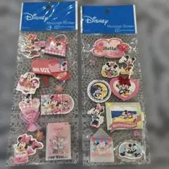 Disney ミッキー・ミニー メッセージステッカーセット