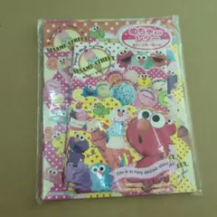 セサミストリート　エルモ　サンリオ　当時物　レターセット　平成レトロ　レア