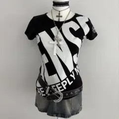 Tシャツ　ピチ　 ロゴ Y2K 平成 ギャル グランジ 英字 パンク ロックのサムネイル