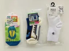 キッズ靴下 3足セット うごきません 鉄下 POLO Baby