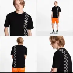 LOUIS VUITTON ルイヴィトン ダミエ柄 ニットTシャツXLのサムネイル
