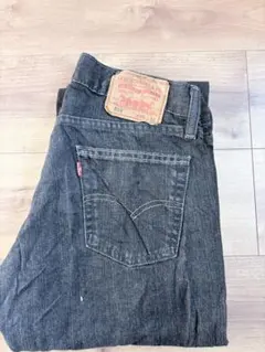 Levi's 514 先染めブラックデニム W30 L32 メキシコ製