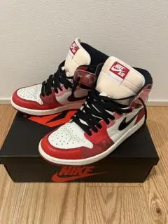 Nike Air Jordan 1 スパイダーマン レッド/ホワイト/ブラック