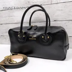ヤングアンドオルセン 別注 CHARM WIDE BOTTLE BAG ブラックのサムネイル