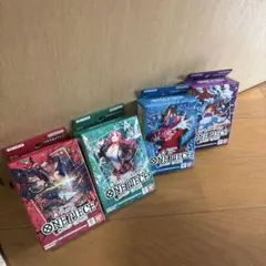 ワンピース カードゲーム スタートデッキセット　ST-23,24,25,26