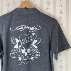 【美品】 ポロシャツ ED HARDY エドハーディ 長渕剛 Y2K