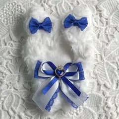 ぬい服　猫耳　ぬいぐるみ　着せ替え　人形　ハンドメイド　着ぐるみ　10cm用