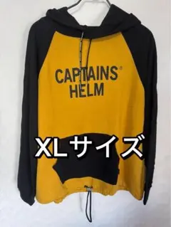 キャプテンズヘルム CAPTAINS HELM パーカー ブラック マスタードのサムネイル