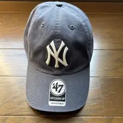 【美品】47ブランド クリーンナップ キャップ NY ヤンキース ネイビー