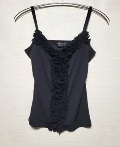 【PRIVATE STAGE 】キャミソール　ノースリーブトップス 黒　Mサイズ
