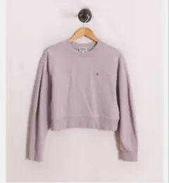 Marithé francois girbaud 薄紫 クロップド スウェットM