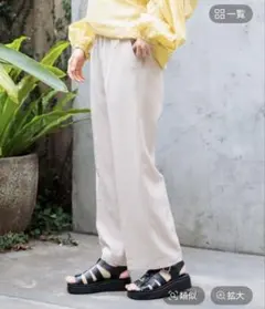 美品⭐︎ niko and ... ストレートパンツ ◡̈︎*