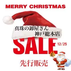【新品・百貨店商品／総本店】1662クリスマス先行アコヤ真珠9mm大珠超キレイ