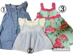 女の子　110 ワンピース　3点セット　夏服　baby gap