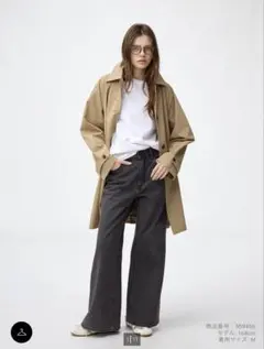 ジーユー GU バギーフレアジーンズ