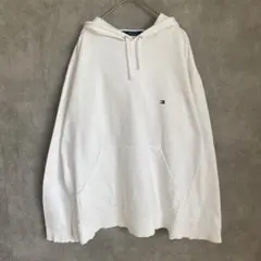 Tommy Hilfiger スウェットパーカー　ホワイト　Mサイズのサムネイル