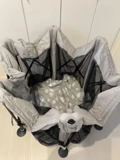 日本育児　折りたたみ ベビーサークル グレー