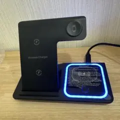 3in1 ワイヤレスチャージャー 15W出力 ワイヤレス充電器