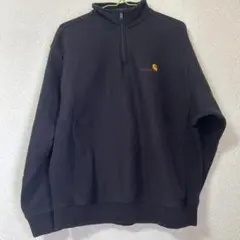 Carhartt WIP ハーフジップ スウェット ブラックのサムネイル