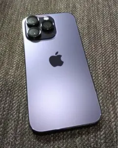 【極美品】iPhone 14 Pro ディープパープル256GB SIMフリー