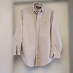 【Ralph Lauren】 ストライプ長袖シャツ MEDIUM