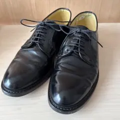 HARUTA 本革 外羽根プレーントウ 黒　26.5cmのサムネイル