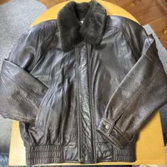 MARIO BUTTI レザージャケット Lサイズ ブラウン　80s 90s