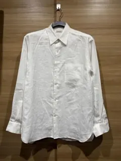 BEAUTY&YOUTH 白シャツ Lサイズ 長袖 トリアセテート混
