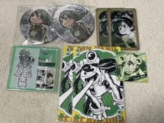 僕のヒーローアカデミア 原画展 缶バッジ アートコースター 蛙吹梅雨