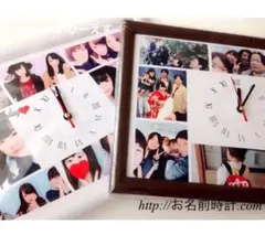 #結婚式 #ウエルカムボード #記念品 #名入れ #オーダーメイド #時計 に