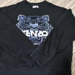 Sサイズ KENZO タイガー刺繍 スウェット ブラック - メルカリ