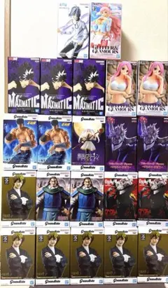 呪術廻戦.ダンダダン.北斗の拳.他 Grandista.フィギュア 22体